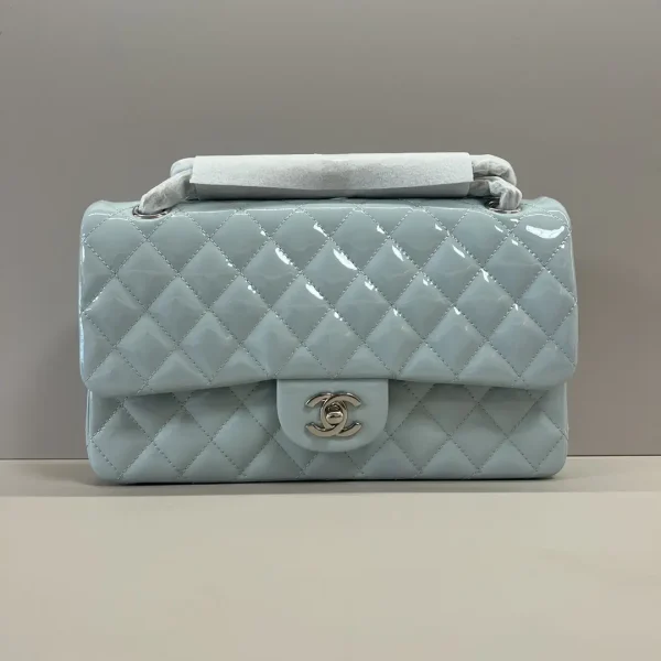 Chanel Quilted Patent Leather Shoulder Bag image 1