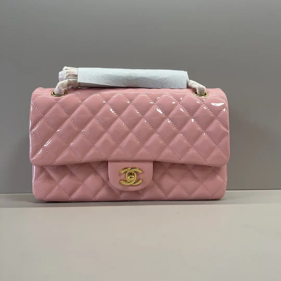 Chanel Quilted Patent Leather Shoulder Bag image 1