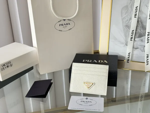 Prada Saffiano Leather Card Holder image 1