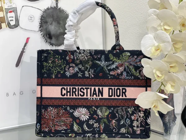 Dior Floral Print Book Tote Bag image 1