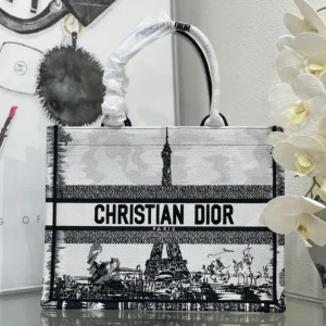 Dior Paris Print Book Tote Bag image 1