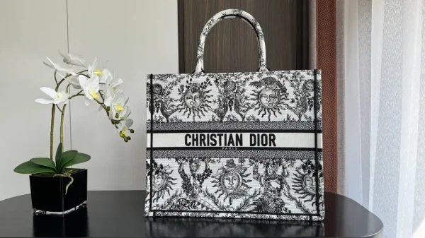 Dior Sun Embroidered Tote Bag image 1