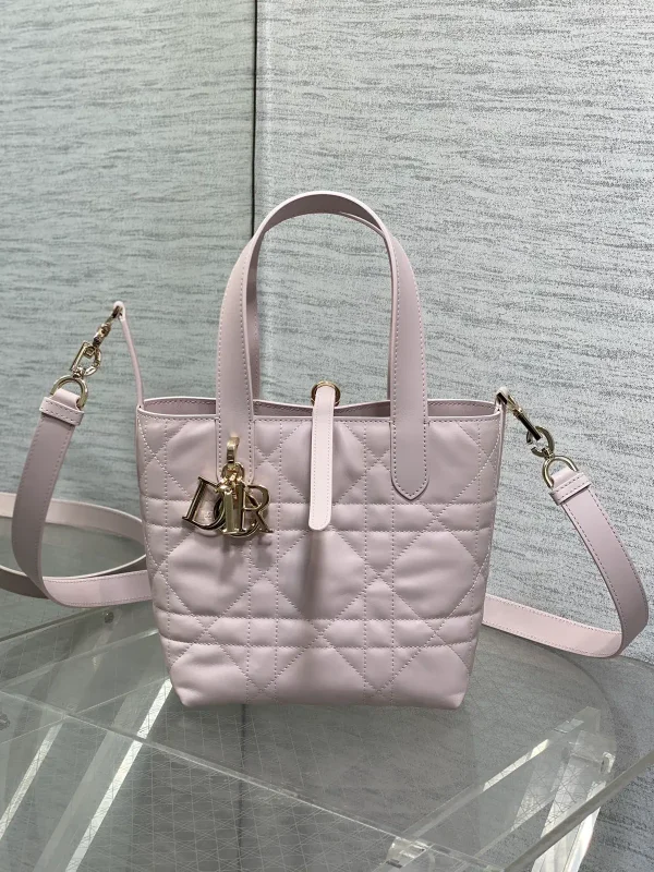 Dior Quilted Leather Tote Bag image 1