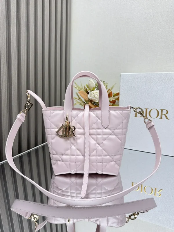 Dior Quilted Leather Top Handle Bag image 1