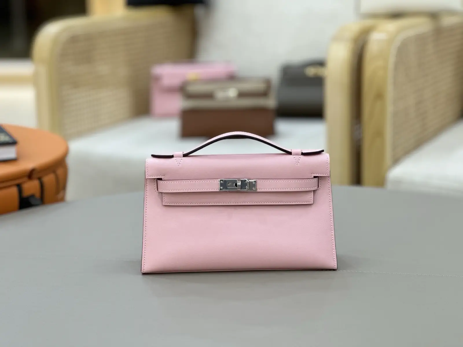 Hermès Pink Mini Top Handle Bag image 1
