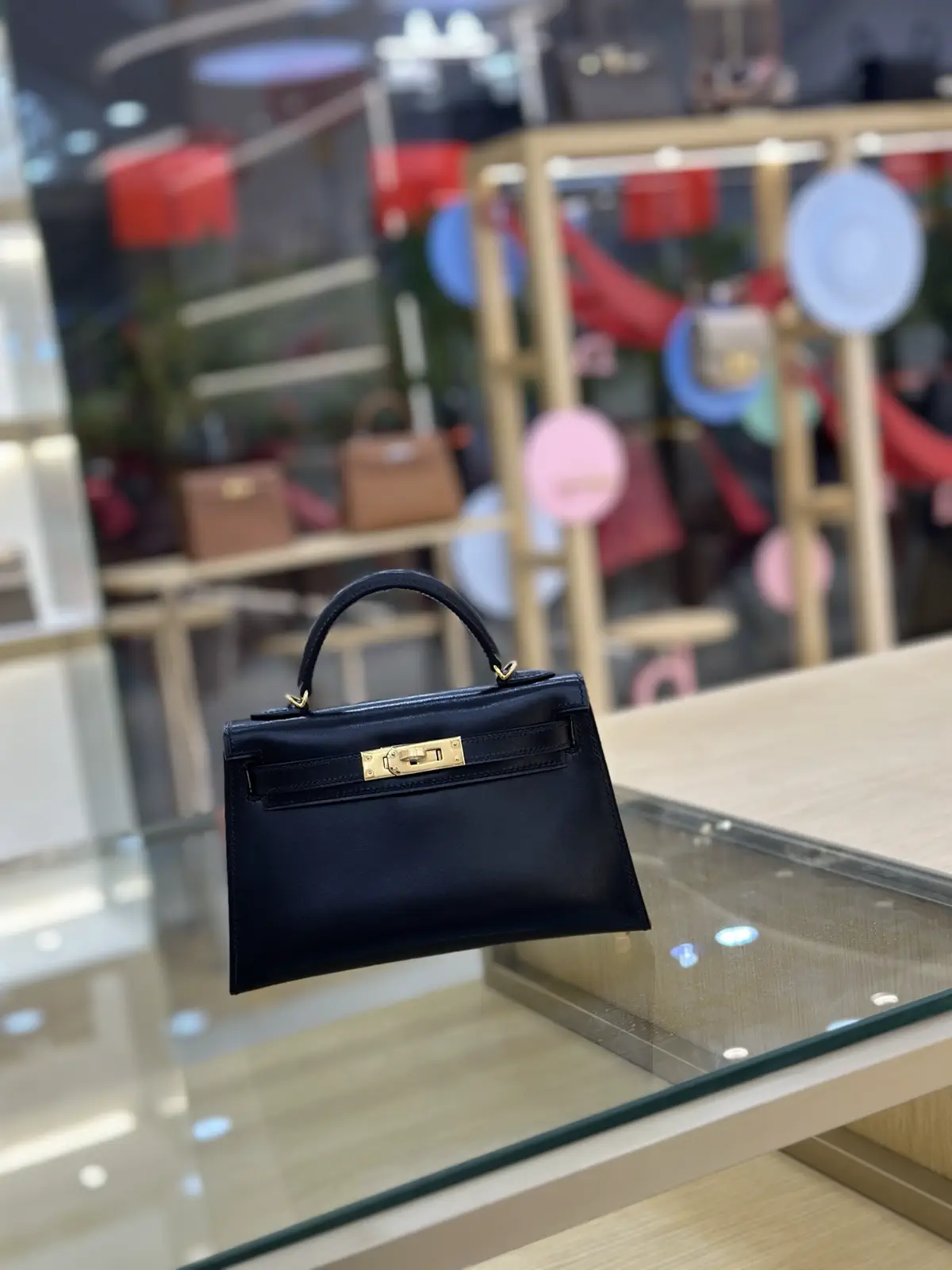 Hermès Black Mini Top Handle Bag image 1