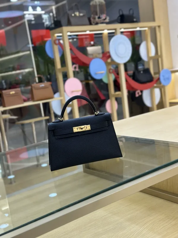 Hermès Black Mini Top Handle Bag image 1