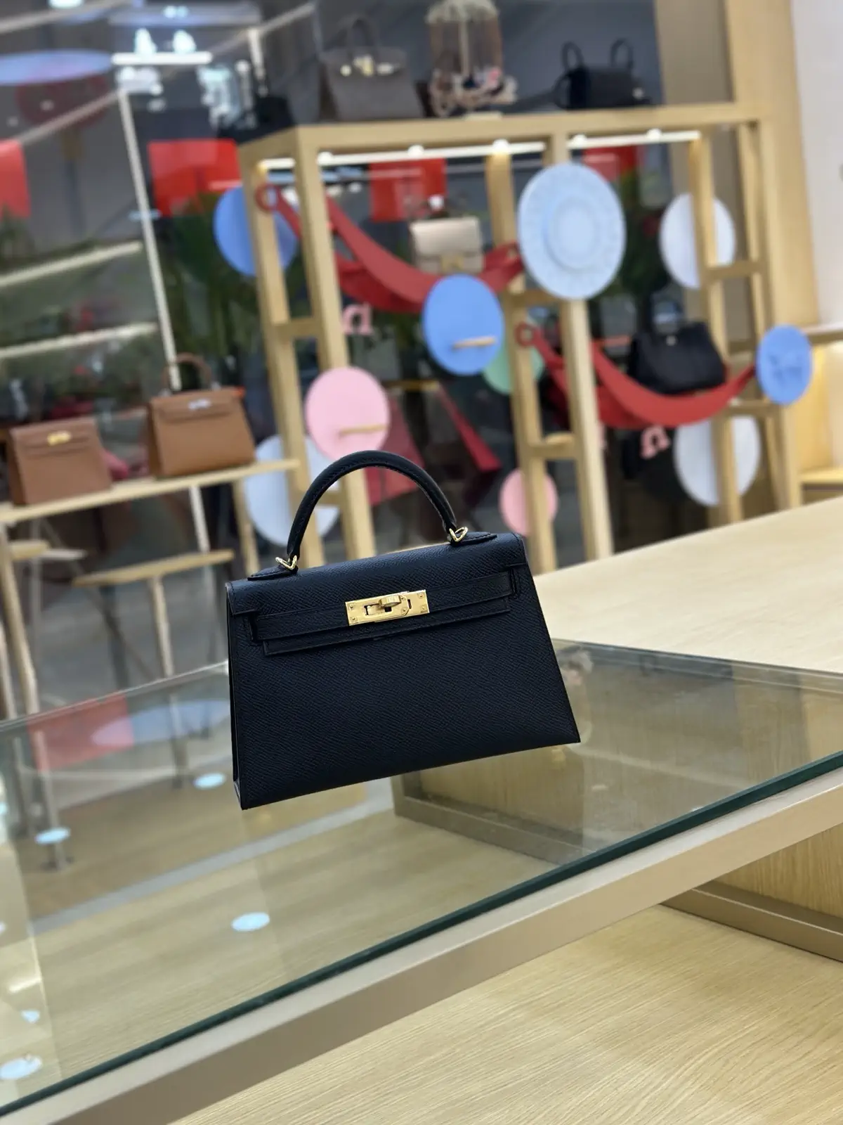 Hermès Black Mini Top Handle Bag image 1