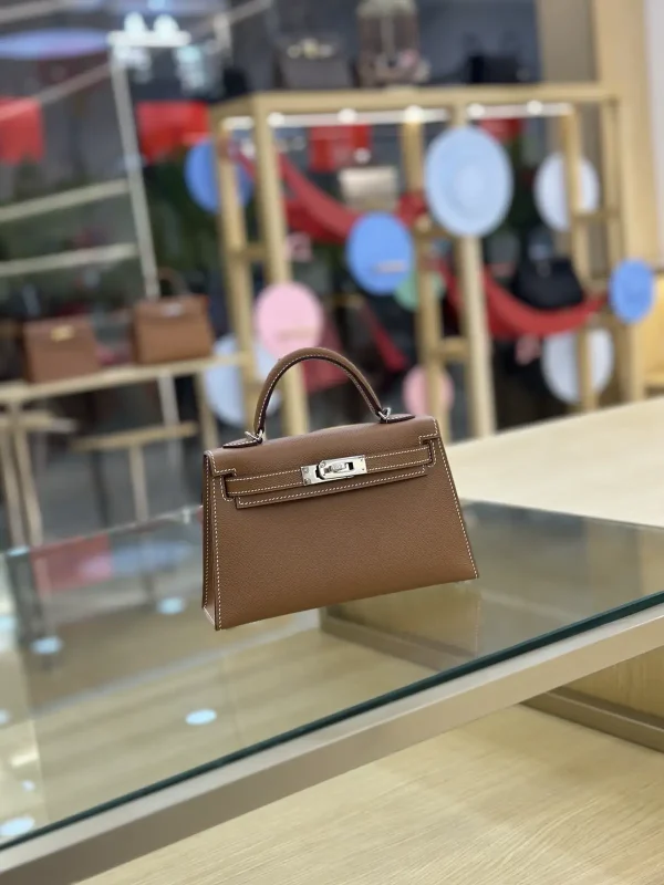 Hermès Brown Mini Top Handle Bag image 1