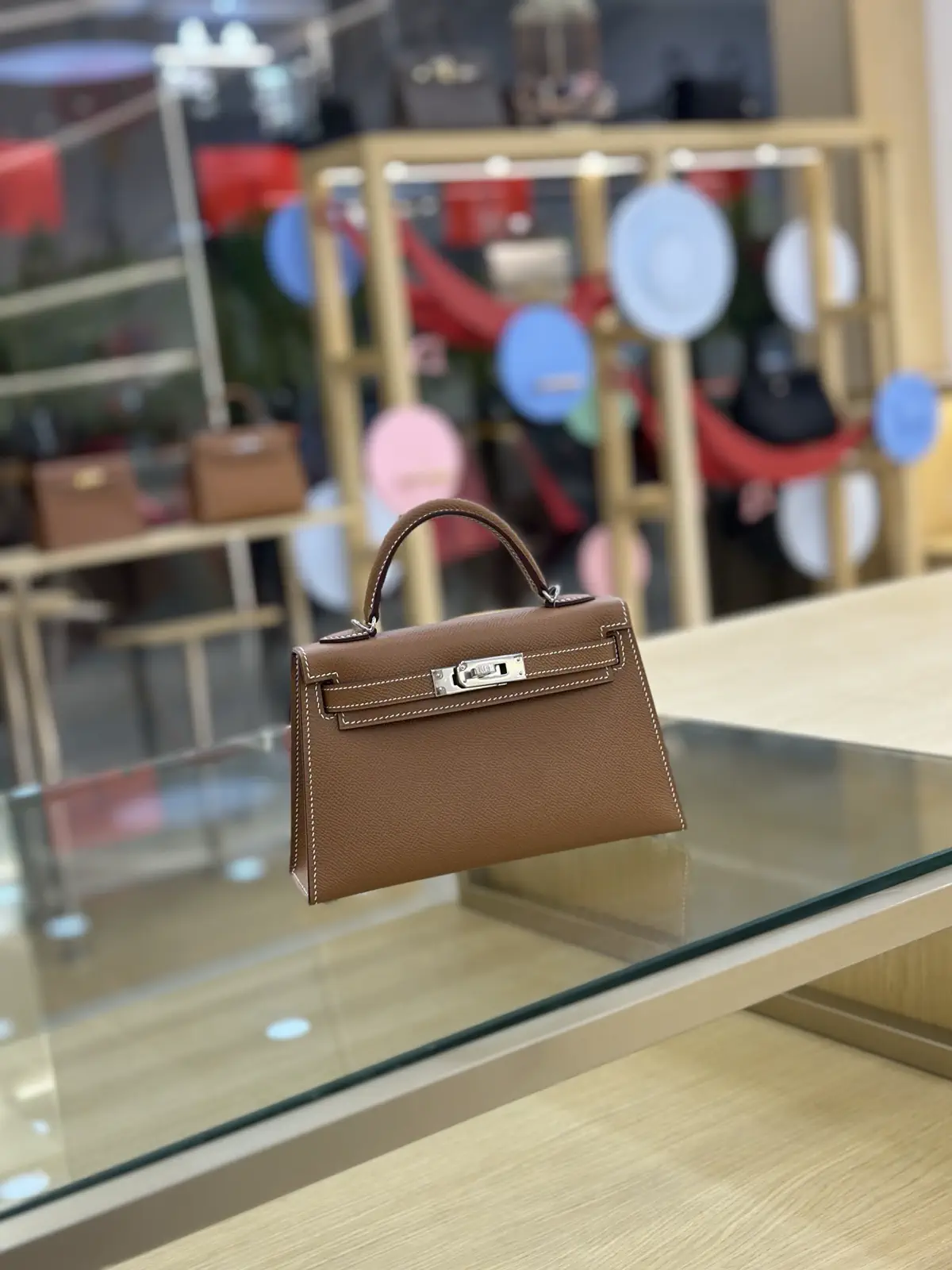 Hermès Brown Mini Top Handle Bag image 1