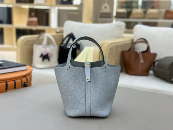 Hermès Light Gray Top Handle Bag image 1