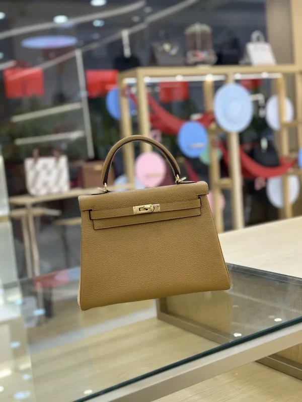Hermès Sesame Brown Top Handle Bag image 1
