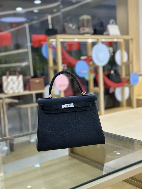 Hermès Black Top Handle Bag image 1