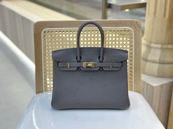 Hermès Gray Top Handle Bag image 1