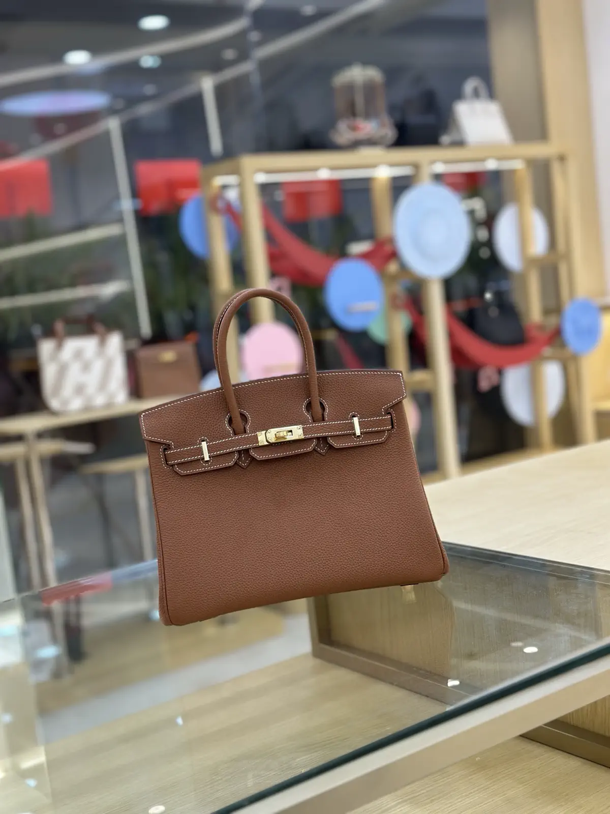 Hermès Brown Top Handle Bag image 1