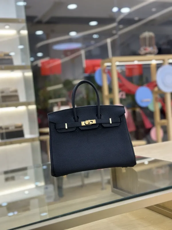 Hermès Black Top Handle Bag image 1
