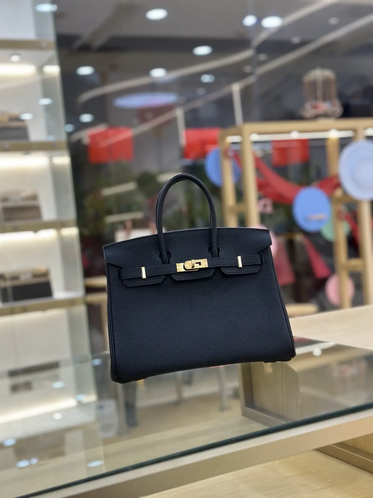 Hermès Black Top Handle Bag image 1