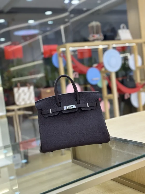 Hermès Dark Brown Top Handle Bag image 1