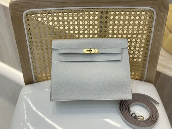 Hermès Light Gray Kelly Danse Bag image 1