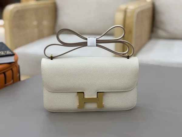 Hermès White Constance Elan Shoulder Bag image 1