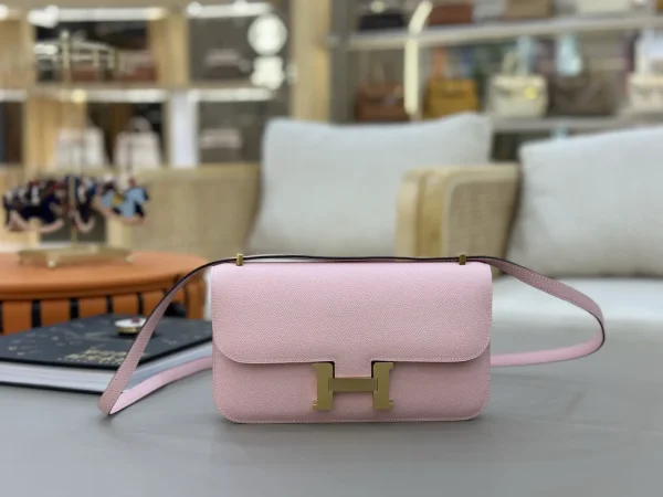 Hermès Pink Constance Elan Shoulder Bag image 1