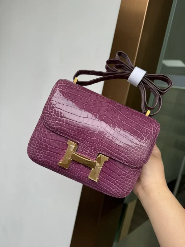 Hermès Crocodile Constance 19 Shoulder Bag image 1