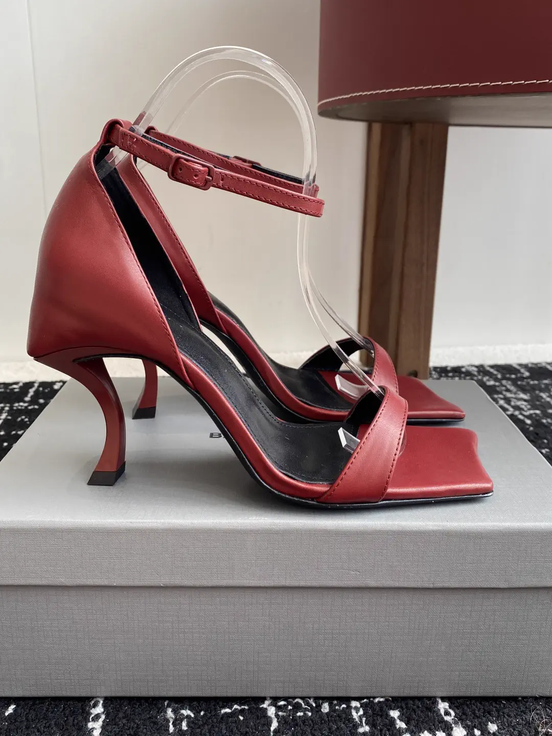 Square Toe High Heel Sandals image 1