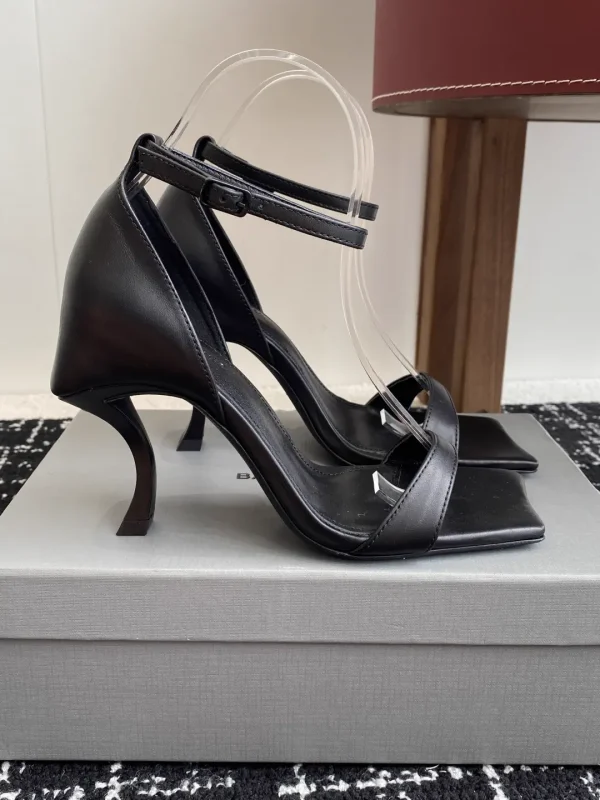 Balenciaga Square Toe High Heel Sandals image 1