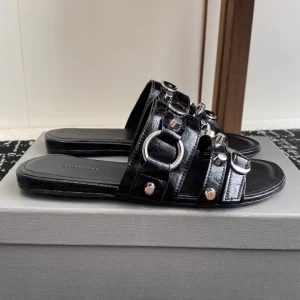 Women's Cagole Studded Slide Sandals image 1