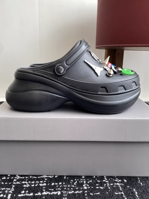 Platform Clogs with Decorative Charms image 1