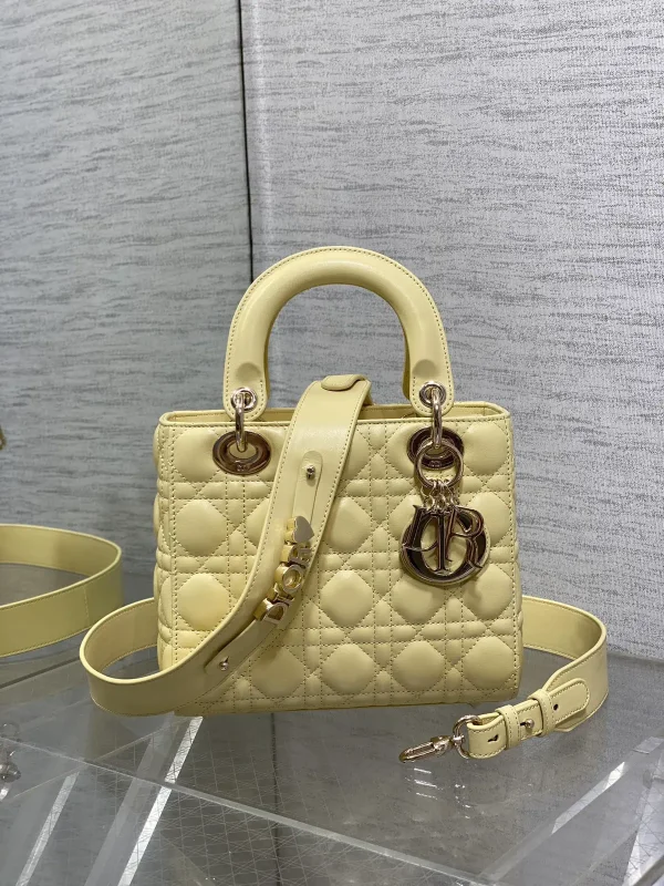 Dior Quilted Top Handle Bag with Detachable Shoulder Strap image 1