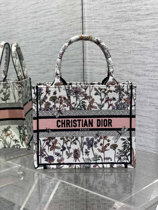 Dior Floral Print Book Tote Bag image 1