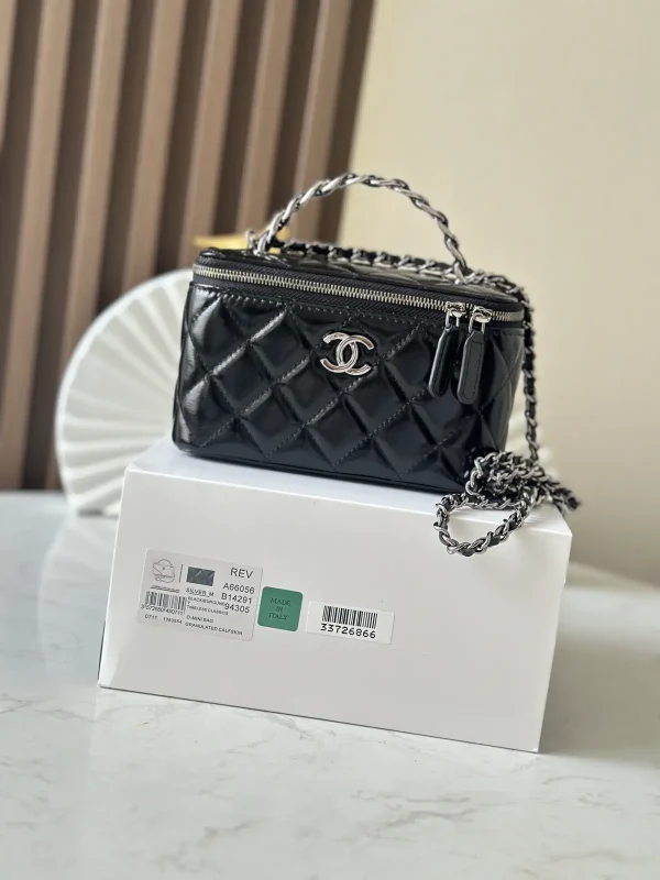 Chanel Quilted Top Handle Vanity Bag image 1