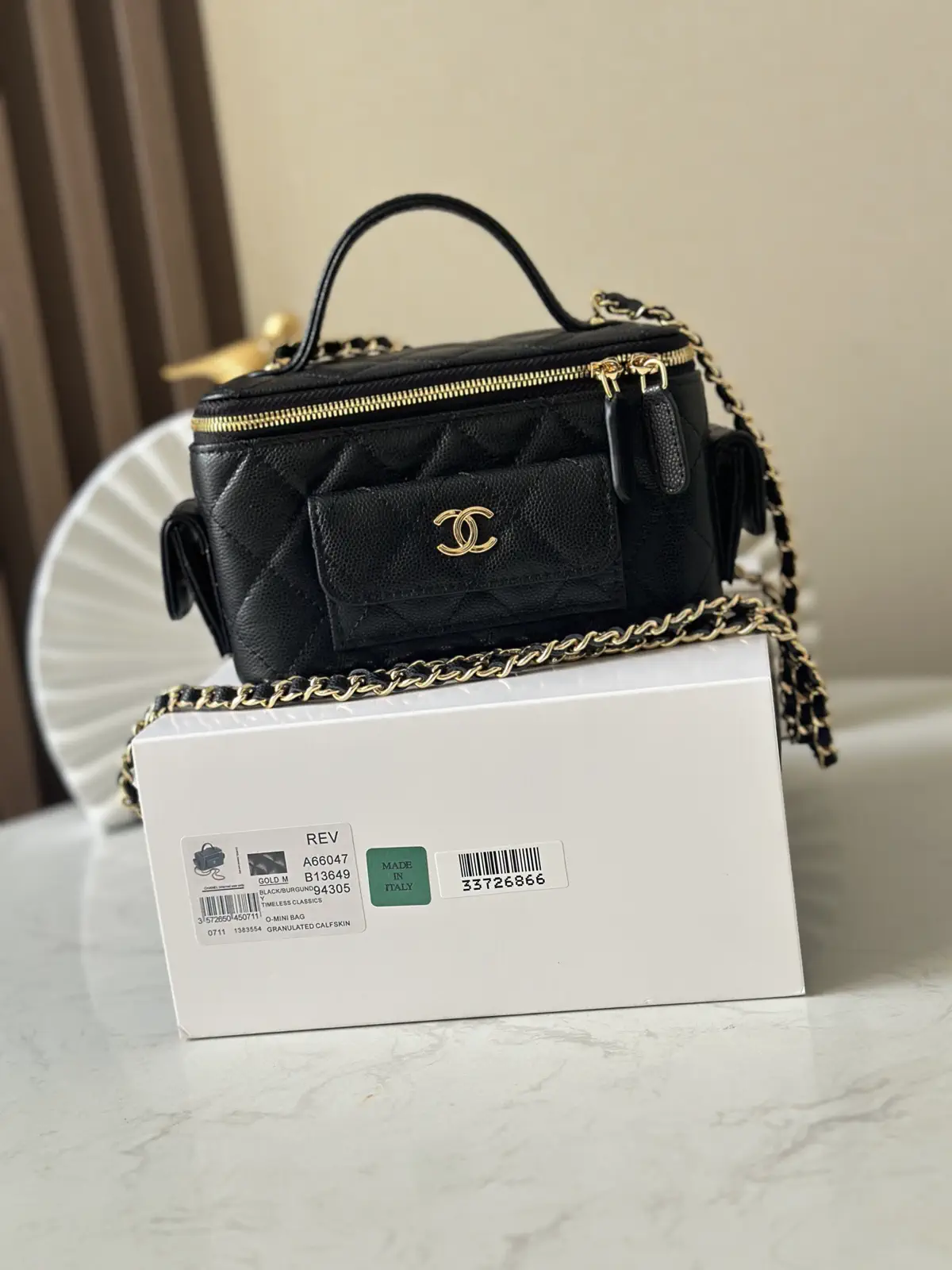 Chanel Quilted Pocket Box Bag image 1
