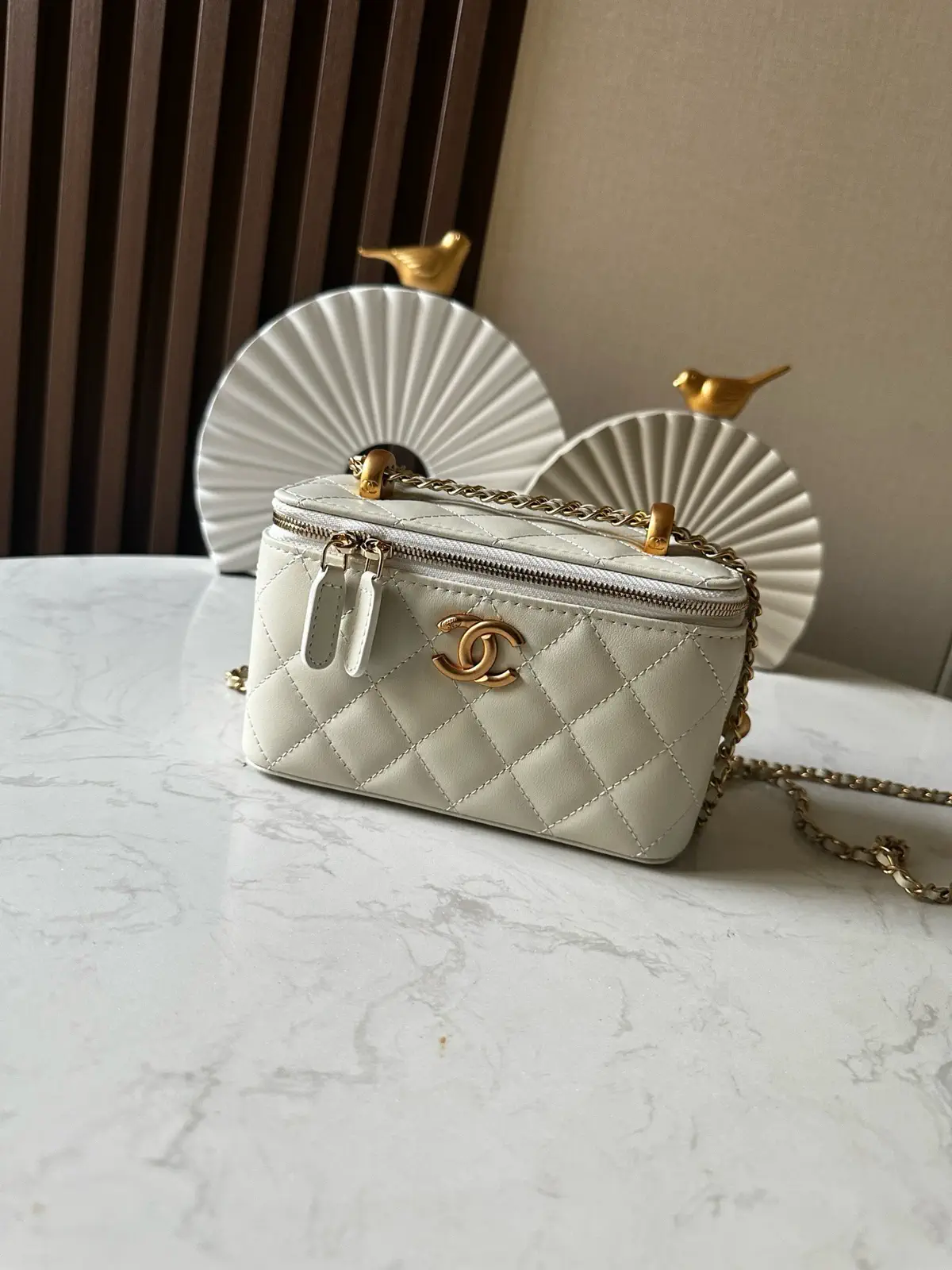 Chanel Quilted Chain Box Bag image 1