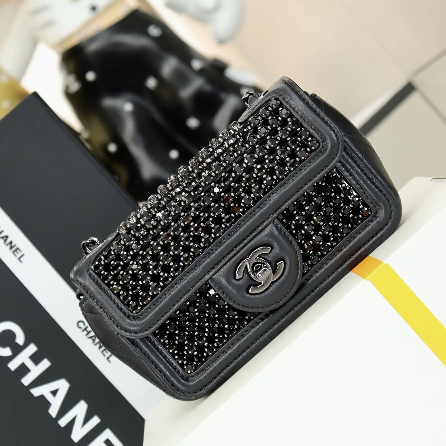 Chanel Crystal Embellished Crossbody Bag image 1