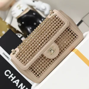 Chanel Crystal Embellished Flap Shoulder Bag image 1