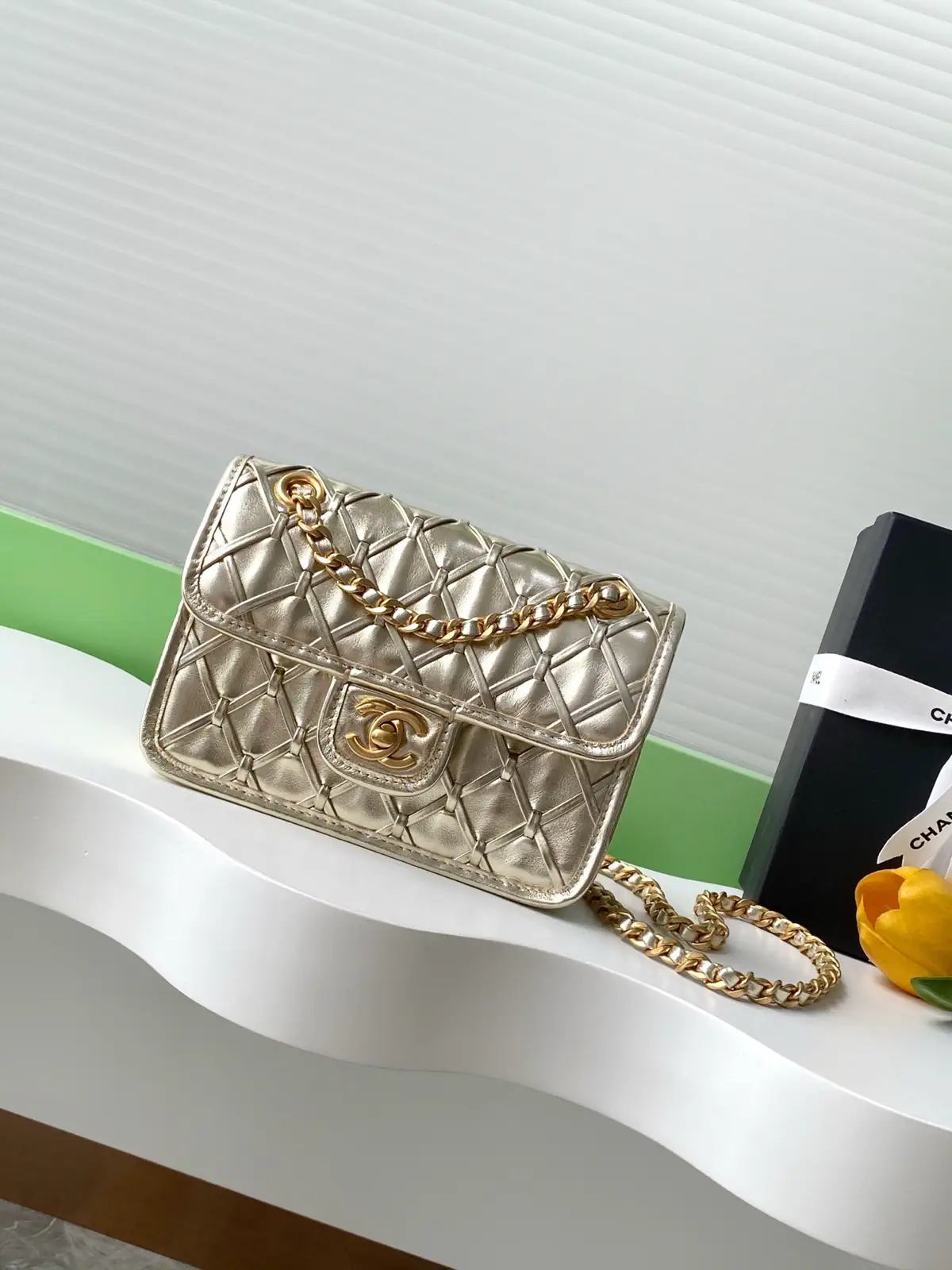 Chanel Quilted Chain Flap Bag image 1