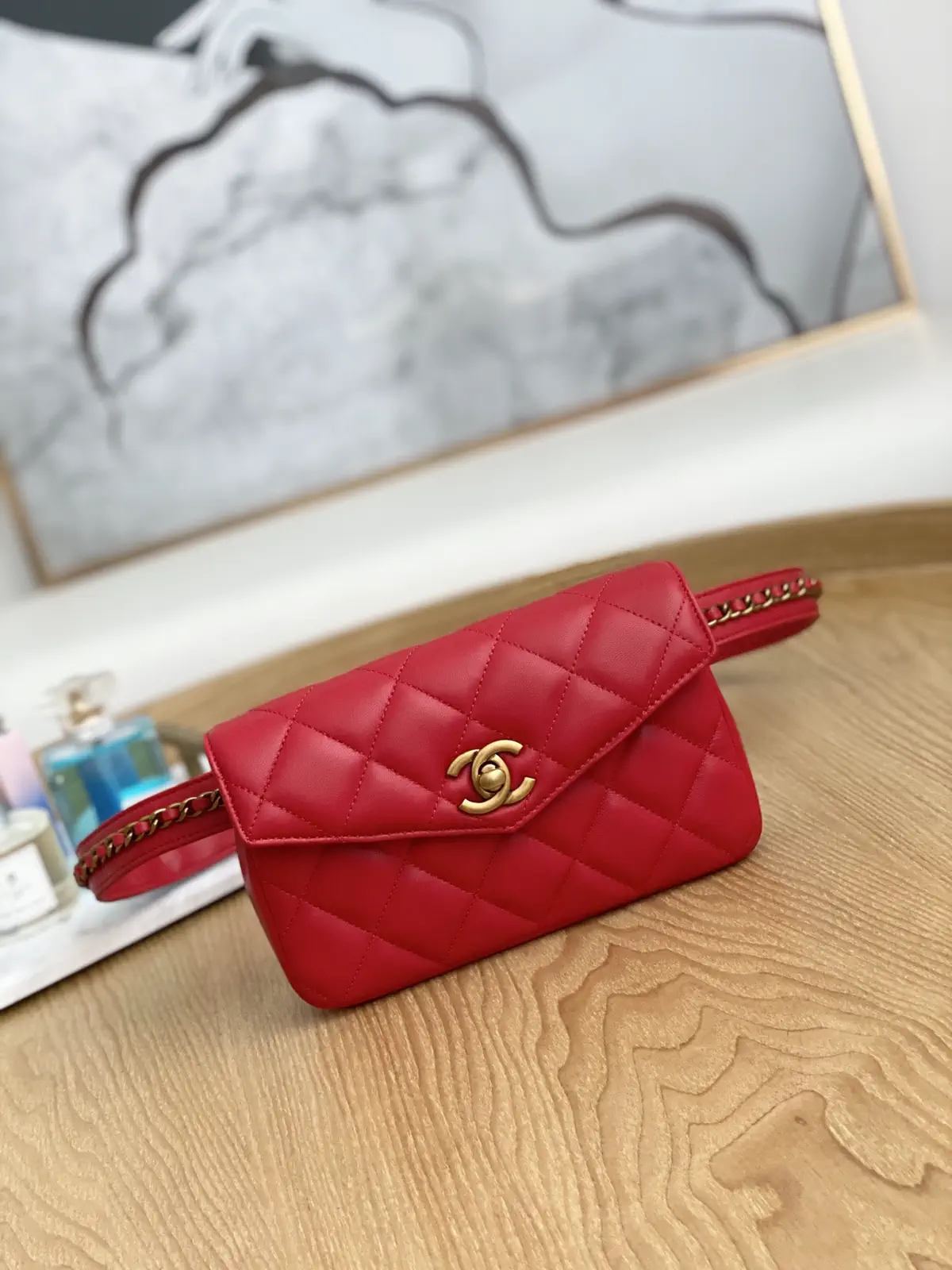 Chanel Quilted Belt Bag image 1