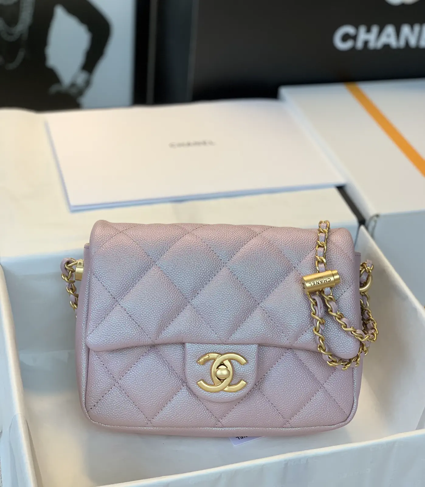 Chanel Quilted Mini Flap Crossbody Bag image 1