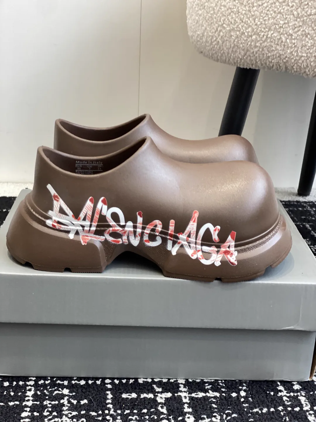 Balenciaga 25ss Spring Summer Graffiti Platform Clogs image 1