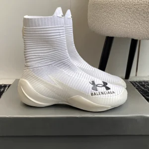 Balenciaga x Under Armour Unisex High-Top Flyknit Casual Sneakers image 1