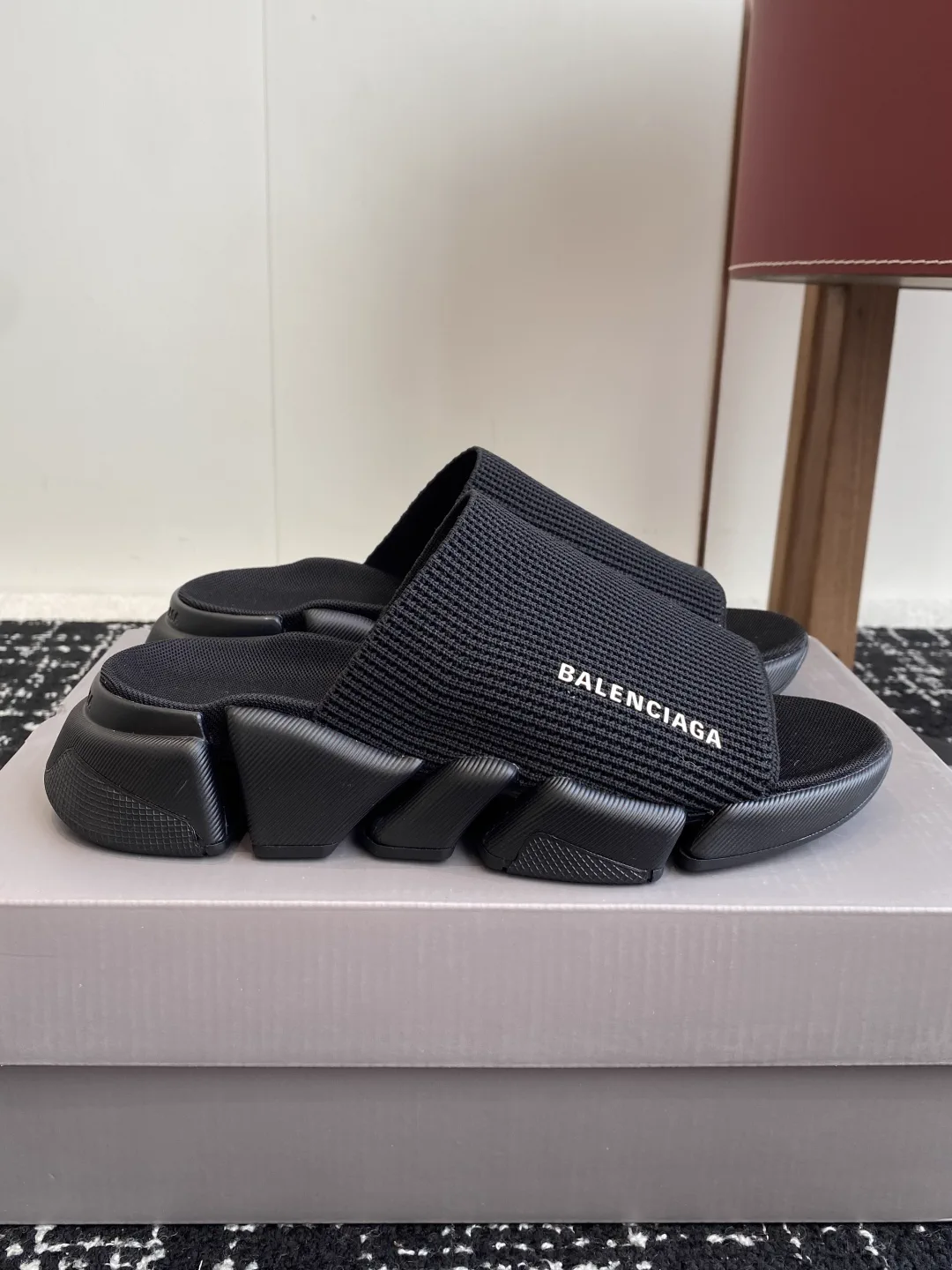 Speed 2.0 Knit Slide Sandals image 1