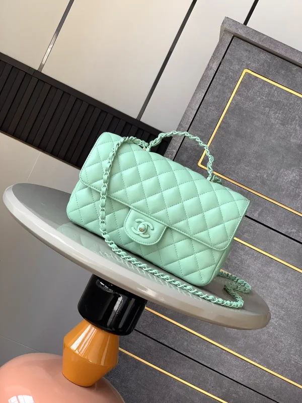 Chanel Quilted Top Handle Flap Bag image 1