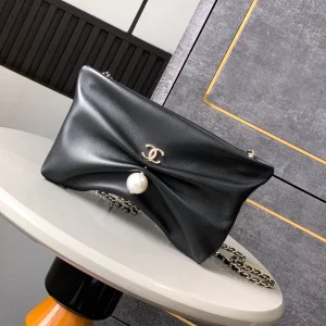 Chanel Black Clutch with Chain Strap image 1