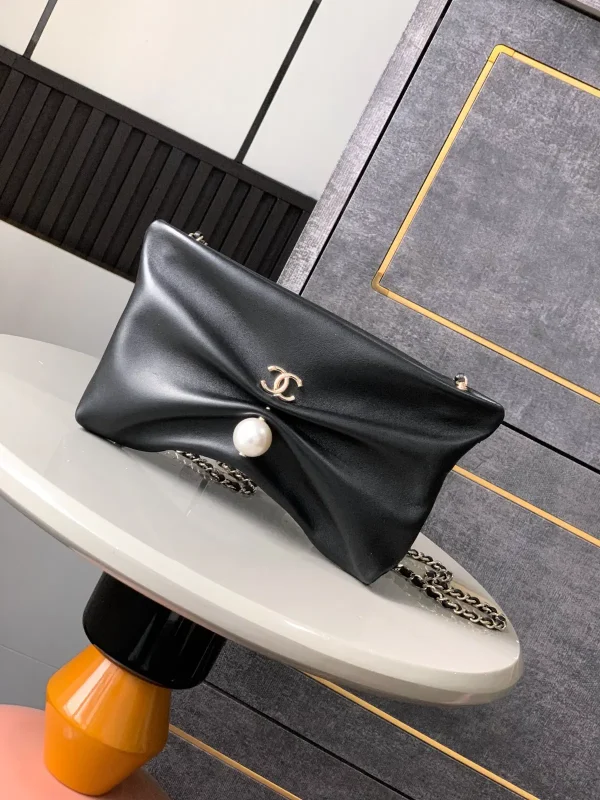Chanel Black Clutch with Chain Strap image 1