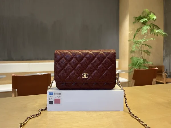 Chanel Quilted Wallet on Chain image 1