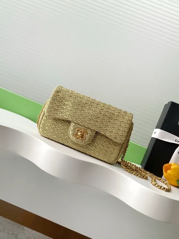 Chanel Woven Flap Crossbody Bag image 1