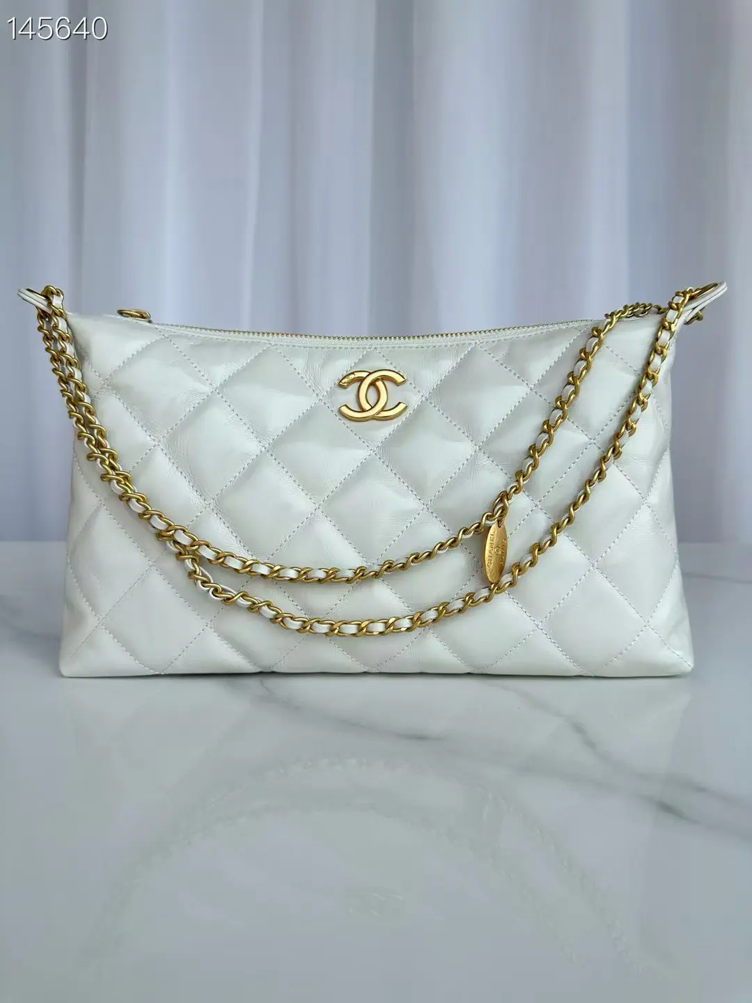 Chanel Quilted Hobo Shoulder Bag image 1