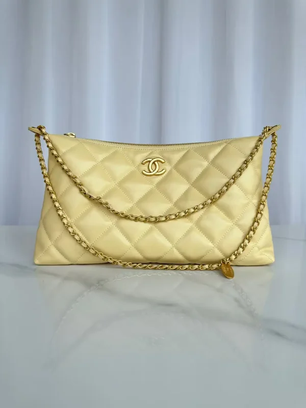 Chanel Quilted Hobo Shoulder Bag image 1